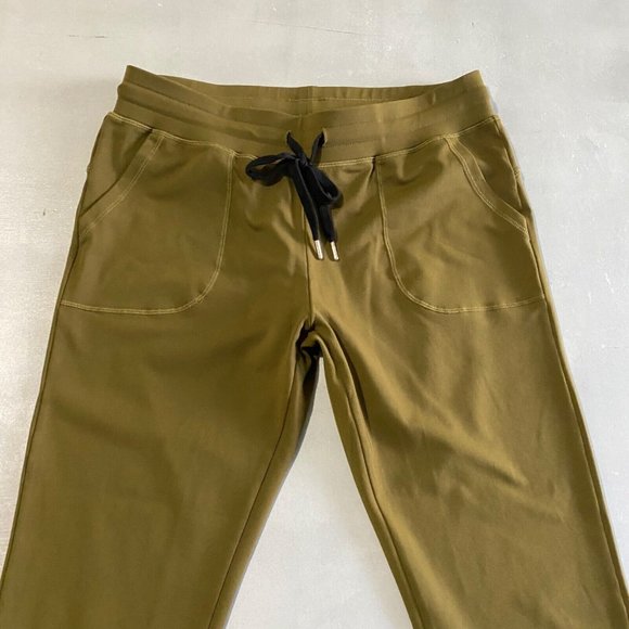 Zyia Jogger Pants Womens Size Medium olive gym yoga running stretch - Picture 2 of 6